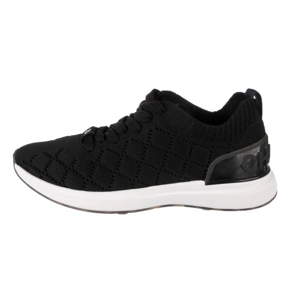 Chanel authentic black snug sneakers. Size 37- but runs small (36).
